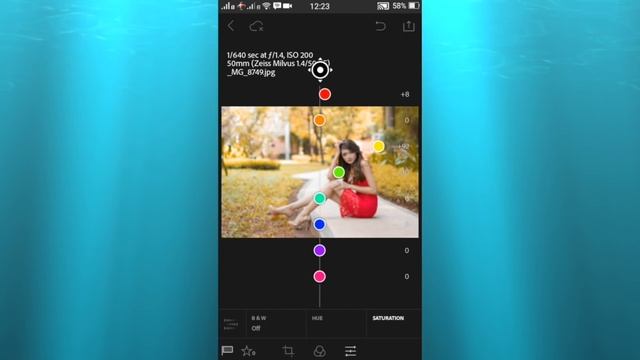 Tutorial Cara Merubah Warna Daun dan Edit Model Menggunakan HP Android ( Adobe Lightroom )
