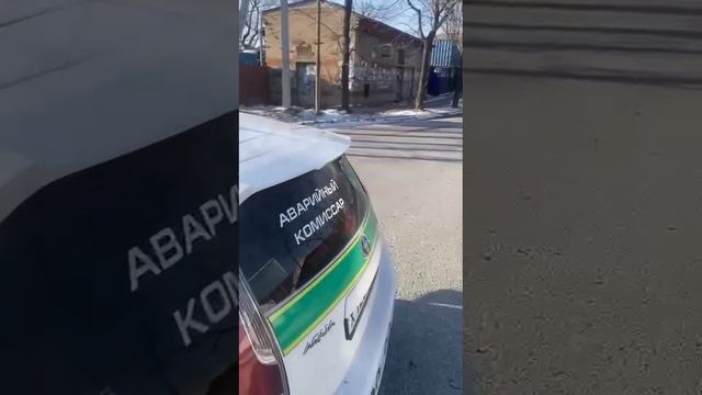 Последствия автоподставы во Владивостоке