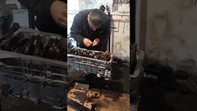 сборка двигателя bmw m54 смотреть онлайн