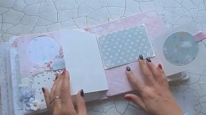 Фотоальбом. Обзор скрапальбома для девочки.