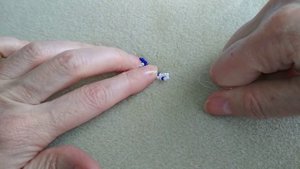 Браслет из бисера. Симметричная бисерная сетка