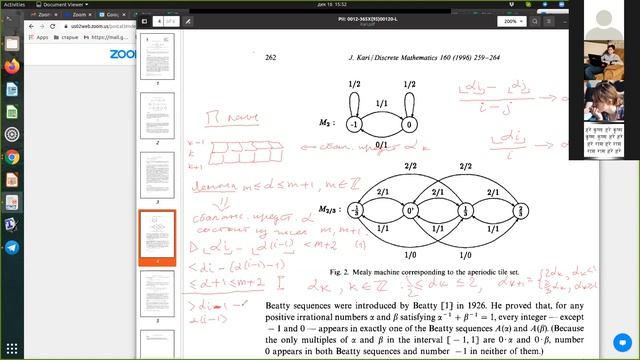 Апериодические замощения. Лекция 12 (16.12.2020) смотреть онлайн