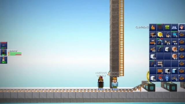 Blockheads Multiplayer - Sky Diving!! смотреть онлайн