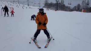 Как научится ребёнку горным лыжам?