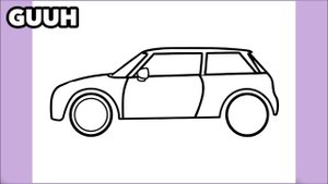 HOW TO DRAW A MINI COOPER CAR