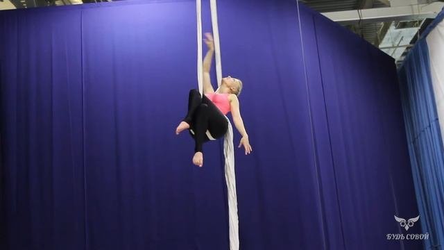Воздушные полотна. Промо. AirDance Moscow Artist
