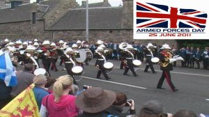 Scotland Armed Forces Day Video -  [Edinburgh Event]  - RAF, Rifles, Bagpipes and Royal Marines