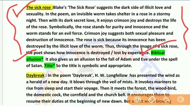 Class 11 English Notes | Upon Westminster Bridge | Meeting at Night | The Sick Rose | Daybreak смотреть онлайн