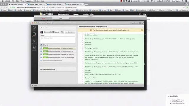 Using Git to push code to Pantheon смотреть онлайн