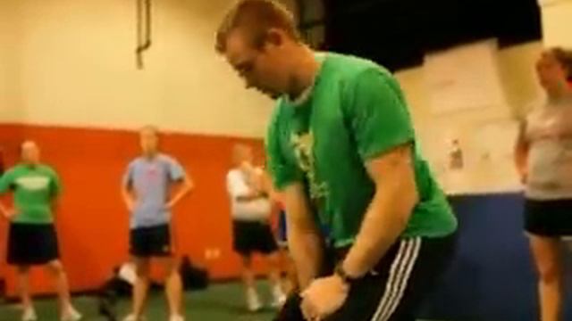 Rugby players go ape at Monkey Bar Gym in Madison, WI