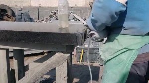 Полируем габбро алмазными черепашками Stonecraft С и BUFF