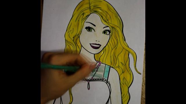 Раскраска Барби#3 смотреть онлайн