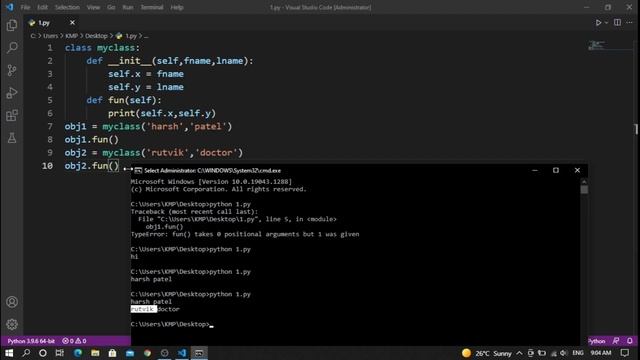 Python tutorial  - Classes/Objects & Inheritance