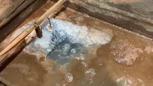 Очистка мутной воды  Электрофлотация