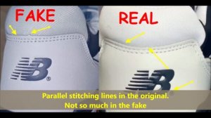New Balance 550 how to spot fake. Real vs fake New Balance 550 sneakers