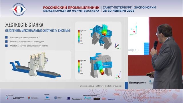 Портальные станки для титановых деталей центроплана самолета МС21. Станкозавод SITEK.