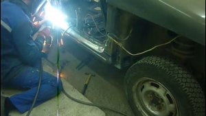 Ваз 2110 Замена порогов # 4