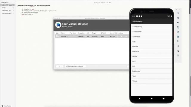 Appium | Create AVD virtual device using Android studio and install APK using Appium IDE Server смотреть онлайн