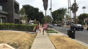 Jogging in tune with Take On Me HD 720p