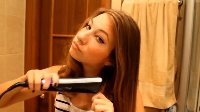 Как завить волосы с помощью утюжка (как я это делаю)