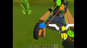 Scrap Mechanic #1 Как построить начальную машину?)