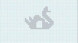 Как нарисовать лебедя. Рисунки по клеточкам