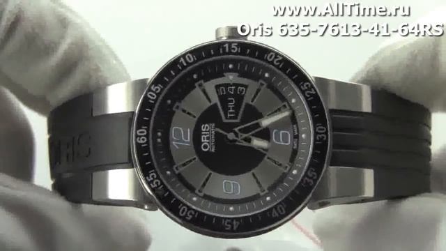 Мужские наручные швейцарские часы Oris 635-7613-41-64RS