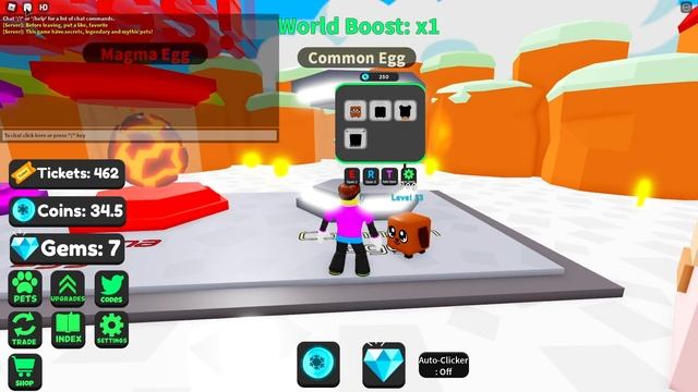 ВЫБИЛ СЕКРЕТКУ С ПЕРВОГО ЯЙЦА В НОВОМ СИМУЛЯТОРЕ ЖВАЧКИ В РОБЛОКС! PET LEGENDS X ROBLOX смотреть онлайн