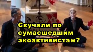 Скучали по сумасшедшим экоактивистам?