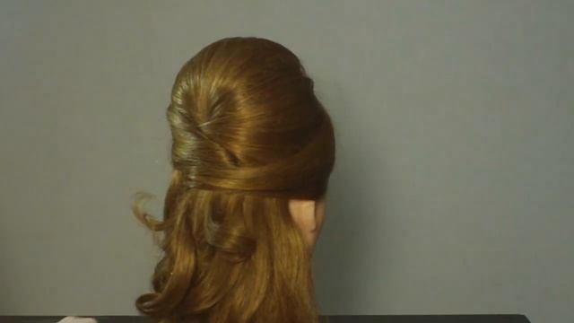 Свадебная и вечерняя прическа. Wedding Prom hairstyle for long hair смотреть онлайн