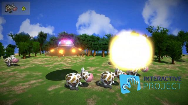 Похищение коров! Спасаем от инопланетян коров. Оборудование для детского парка недорого. смотреть онлайн