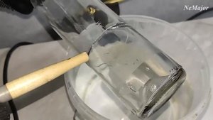 DIY светильник из бутылки