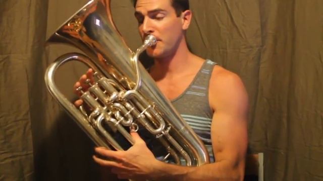 Rochut Melodious Etude #7 on Euphonium смотреть онлайн