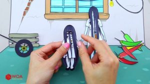 Бумажные Куклы Одеваются - Радужная Юбка И Свадебные Платья Из Бумаги - Barbie Story & Crafts