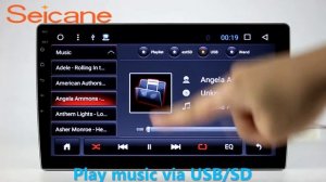 Android 6.0 HD 1024*600 Touchscreen Universal autoradio bluetooth music with Aux audio system