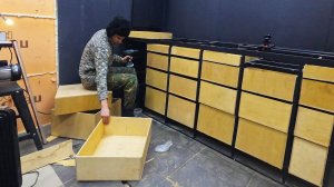 ЯЩИК лучше ЧЕМ полка - но Его изготовление это вообще ........