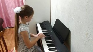 Шостакович "Лирический вальс" 4 класс фортепиано/ Shostakovich "Lyric Waltz" 11 years old girl play