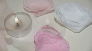 Цветы из ткани шифона своими руками! Мастер класс!