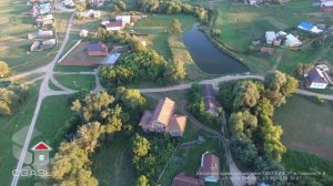 Аэросъемка села Большой Менгер (Атнинский район, Татарстан)