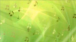 Фон для видеомонтажа Веселые нотки Video Background
