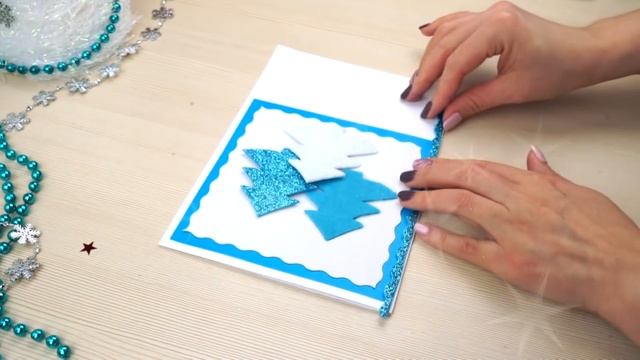 5 ИДЕЙ новогодних открыток своими руками / New year's cards in 5 minutes  新年贺卡