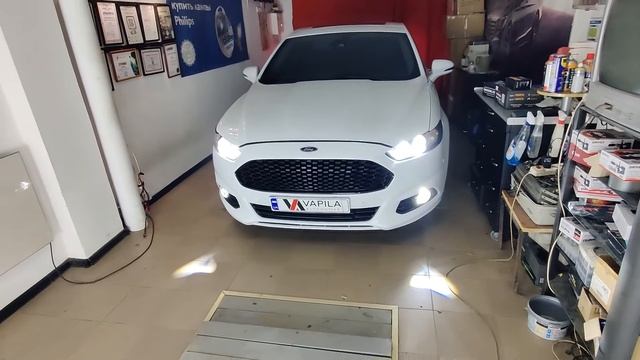 Унікальне світло 6 лінз Ford Fusion встановили бі-лед Kaixen X10 LaserУнікальне світло 6 лінз Ford F