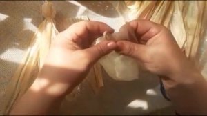 Мастер класс Кукла из талаша и люфы