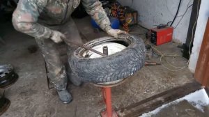 Станок для шиномонтажа в домашних условиях. Шиномонтаж дома