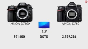 Nikon D7500 vs Nikon D780 | |Comparison