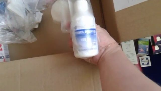 распаковка коробки с Аптека.ру . Очередной заказ. смотреть онлайн