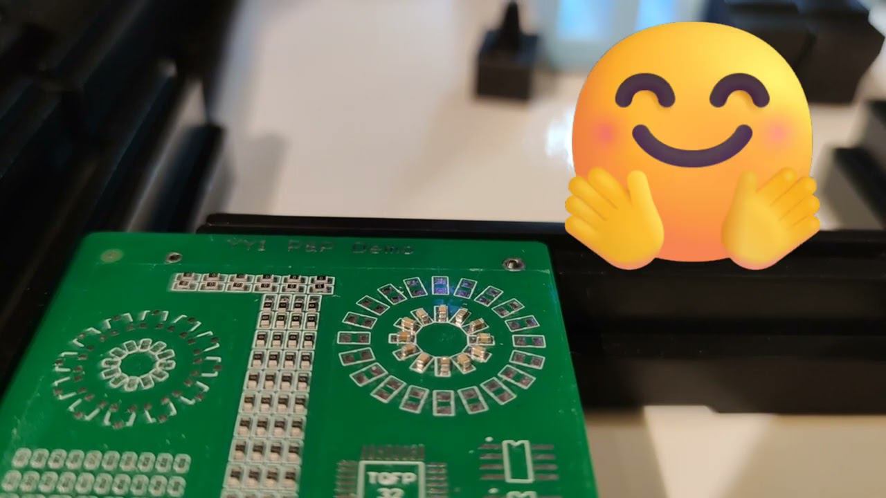 Расстановка из россыпи компонентов. Neoden YY1. смотреть онлайн