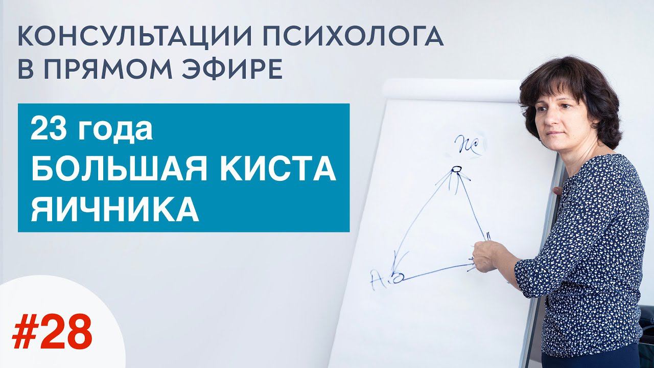 Киста яичника в 23 года. Выпуск 28.