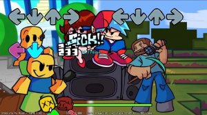 Noob VS Steve (Roblox VS Minecraft) | FNF Mods