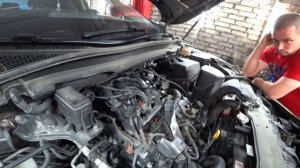 Lexus RX350 16г.в. 100000км. (2GRFKS). Замена свечей.